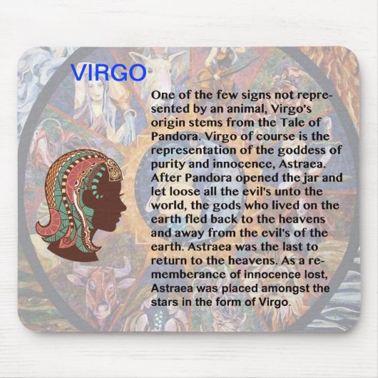 Origin virgo Mousepad Muismat (Voorkant)