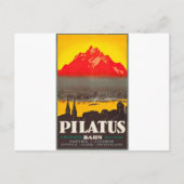 Origina Lucerne, Zwitserland Reisposter 1920s Briefkaart (Voorkant)