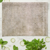 ORIGINAL 1215 Magna Carta British Library Theedoek (Gevouwen)