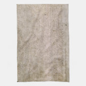 ORIGINAL 1215 Magna Carta British Library Theedoek (Verticaal)