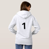 Original 1 Ash Women's Pullover Hoodie  (Achterkant volledig)