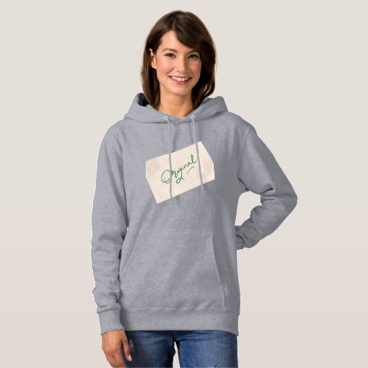 Original 1 Grey Women's Pullover Hoodie  (Voorkant volledig)
