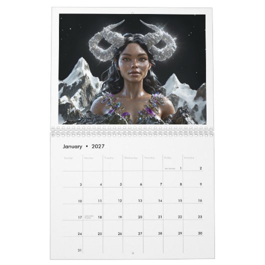 ORIGINAL ART CALENDAR 2026 KALENDER (Jan 2027)