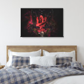 Original art work #4 "devil" canvas afdruk (Insitu (Slaapkamer))