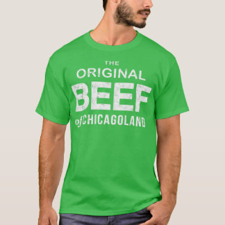 Original Beef of Chicagoland groot op rug T-shirt