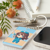Original Chibi Nurse 2.0 - Precision Care Sleutelhanger (Voorkant Rechts)