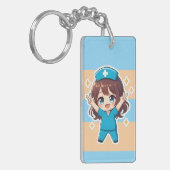 Original Chibi Nurse 2.0 - Victory Spirit Sleutelhanger (Voorkant Links)