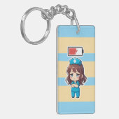 Original Chibi Nurse 3.0 - Powerless Sleutelhanger (Voorkant Links)