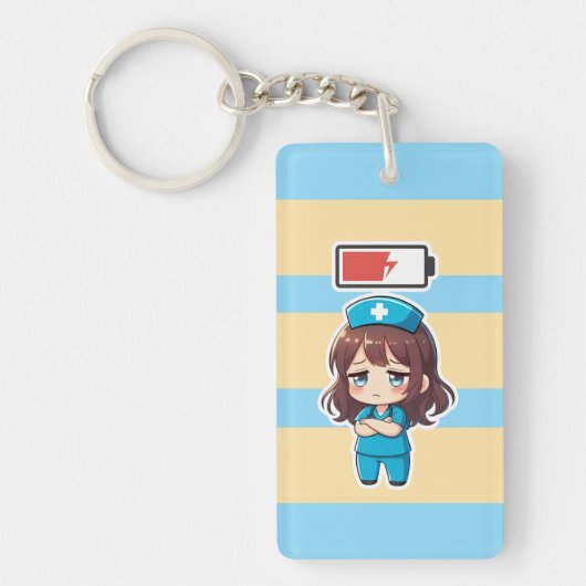 Original Chibi Nurse 3.0 - Powerless Sleutelhanger (Voorkant)