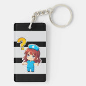 Original Chibi Nurse 3.0 - Something's Wrong Sleutelhanger (achterkant)