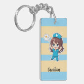Original Chibi Nurse 3.0 - Vacation Time Sleutelhanger (Voorkant Links)