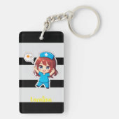 Original Chibi Nurse 3.0 - Vacation Time Sleutelhanger (achterkant)