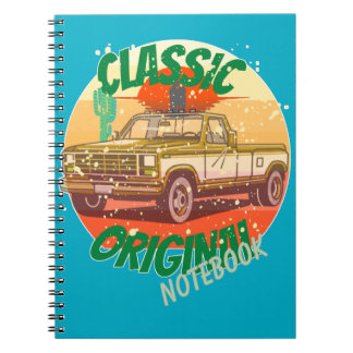 Original classic vintage style pickup notitieboek