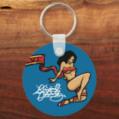 Original Criminalz Banner Girl Sleutelhanger (Voorkant)