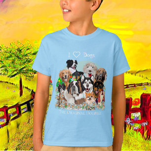 Original Dogpile Cute Pets, Personalize T-Shirt