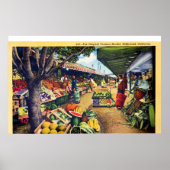 Original Farmer's Market, Hollywood, Californië Poster (Voorkant)