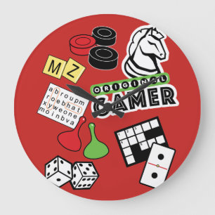 Original Gamer Clock Grote Klok