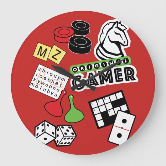 Original Gamer Clock Grote Klok (Voorkant)