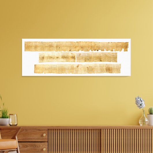 ORIGINAL Great Isaiah Scroll Dead Zee Scroll Scrol Canvas Afdruk (Insitu (Woonkamer))