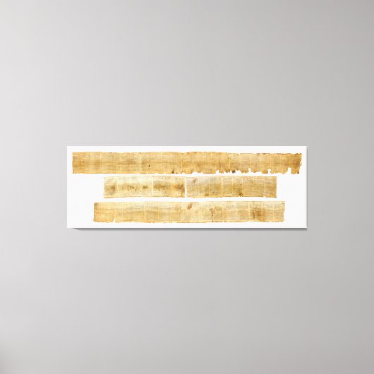 ORIGINAL Great Isaiah Scroll Dead Zee Scroll Scrol Canvas Afdruk (Voorkant)
