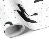 Original Halloween Witch Pattern Cadeaupapier (Rol Hoek)