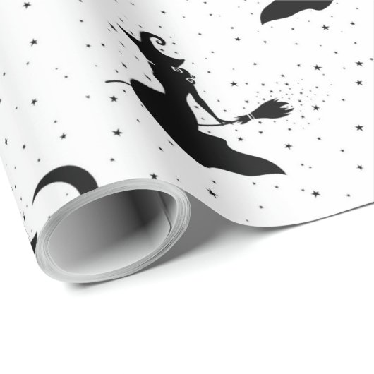 Original Halloween Witch Pattern Cadeaupapier (Rol Hoek)
