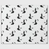Original Halloween Witch Pattern Cadeaupapier (Vlak)