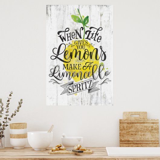 ORIGINAL Limoncello Poster (Keuken)