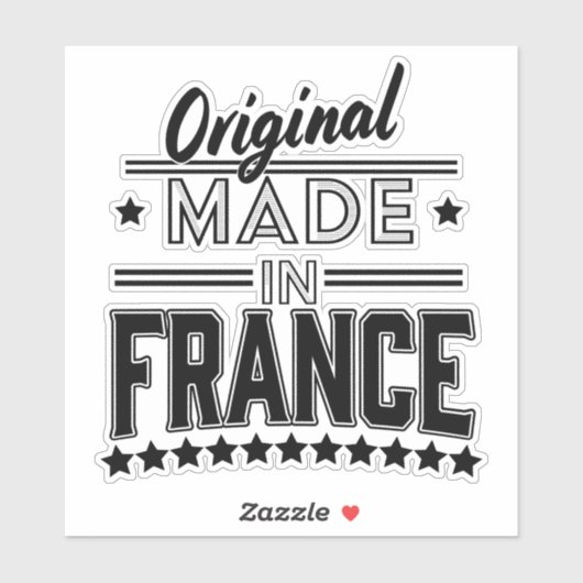 Original made in France logo Sticker (Vel)