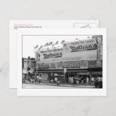 Original Nathan's Hot Dogs (Coney Is., NY) Briefkaart (Voorkant / Achterkant)