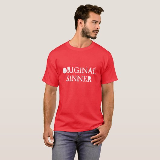 "Original Sinner" t-shirt (Voorkant volledig)