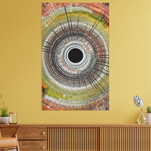 Original spin art canvas afdruk (Insitu (Woonkamer))