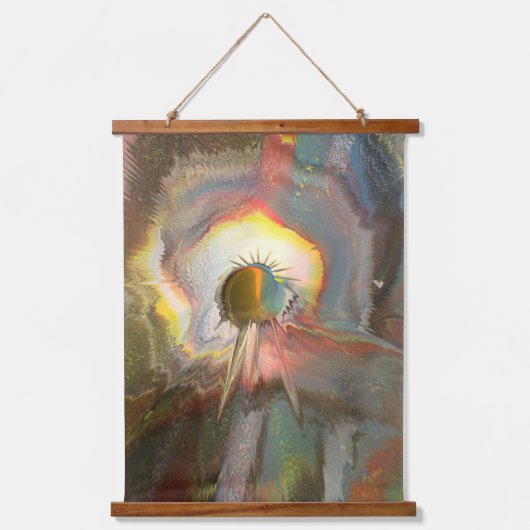 Original spin art hangend wandkleed (Voorkant)