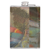 Original spin art heupfles (Achterkant)