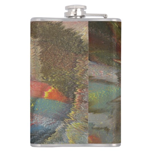 Original spin art heupfles (Achterkant)