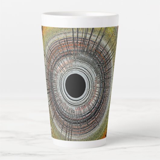 Original spin art latte mok (Voorkant)