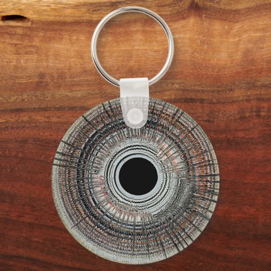 Original spin art sleutelhanger (Achterkant)