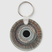 Original spin art sleutelhanger (Achterkant)