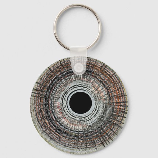 Original spin art sleutelhanger (Achterkant)