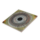 Original spin art tegeltje (Zijkant)