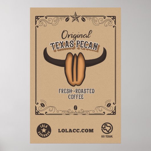 Original Texas Pecan Poster (Voorkant)