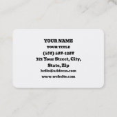 Original Thinker Visitekaartje (Achterkant)