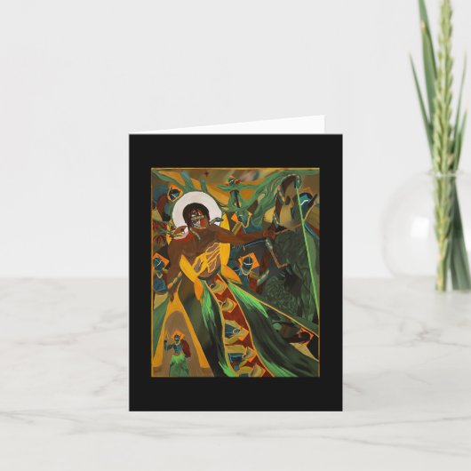 Original watercolor painting kaart (Voorkant)