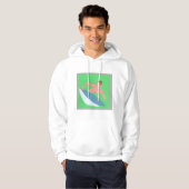 Original Watercolor Surf Print Sweatshirt (Voorkant volledig)