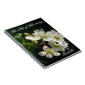 Original White Plum Blossom Art Spiral Notebook Notitieboek (Rechterzijde)