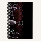 Original X-Ray Skeleton City Scene Notitieboek (Voorkant)