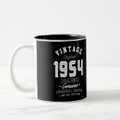  origineel 1954 goed ouder tweekleurige koffiemok (Links)