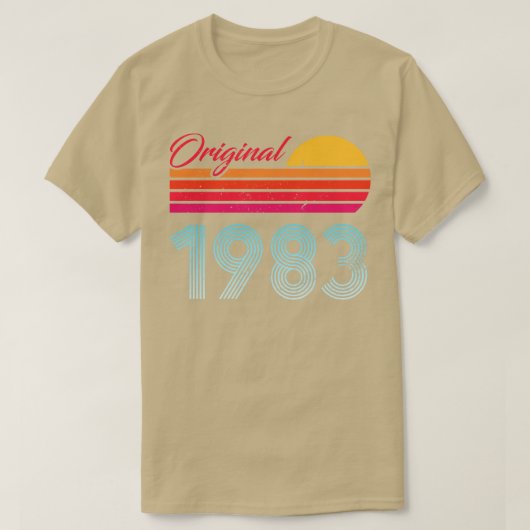 Origineel 1983 40e Cadeau T-shirt (Design voorkant)