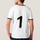 Origineel 1 Basic Ringer T-shirt (Achterkant volledig)