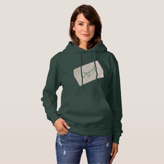 Origineel 1 Deep Forest Dames Pullover Hoodie (Voorkant volledig)
